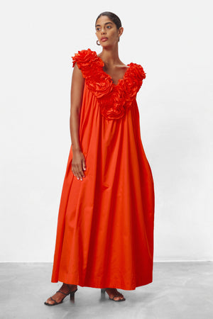 Bindi Dress in Red by Mara Hoffman