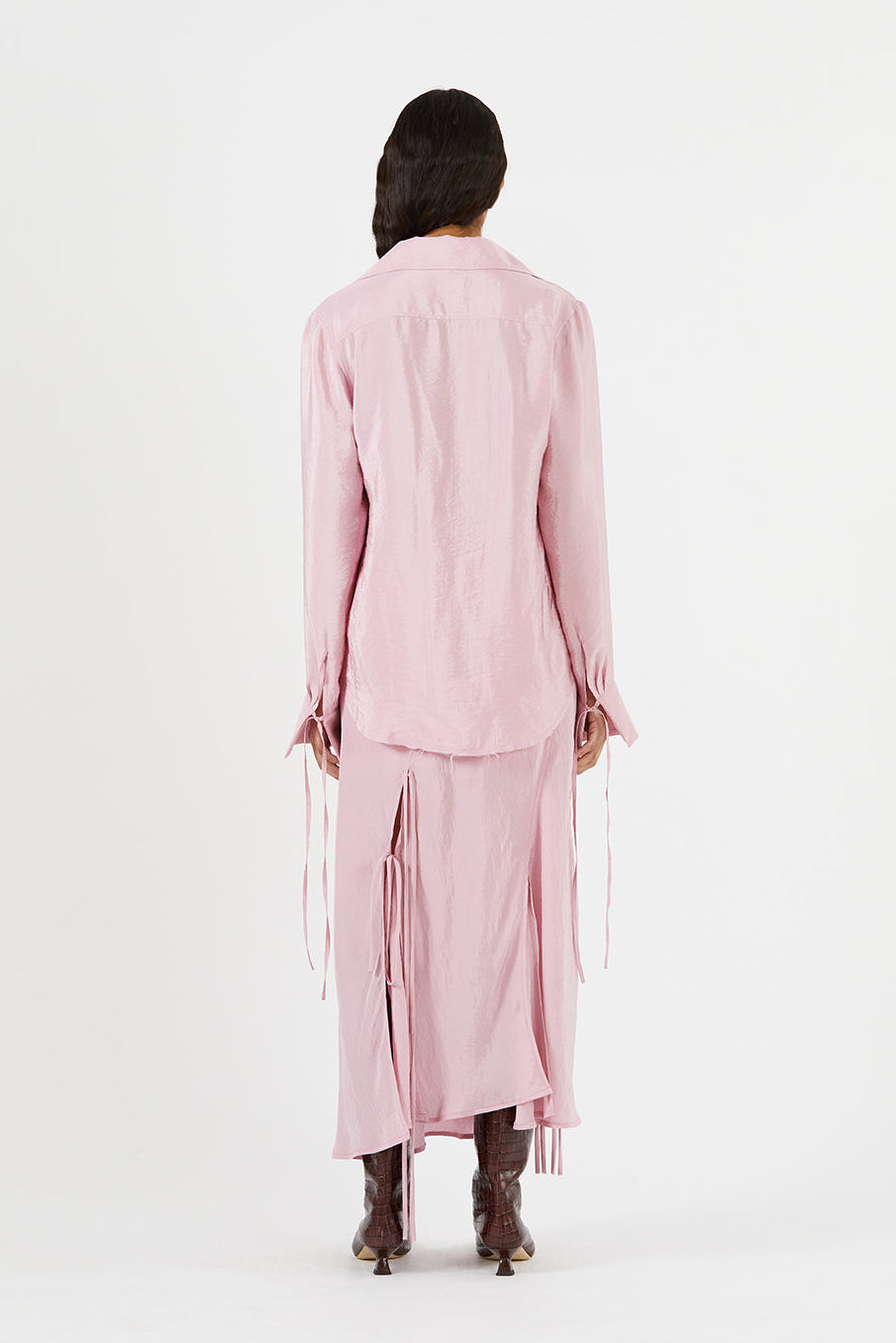 Saskia Shirt in Pink by Rejina Pyo
