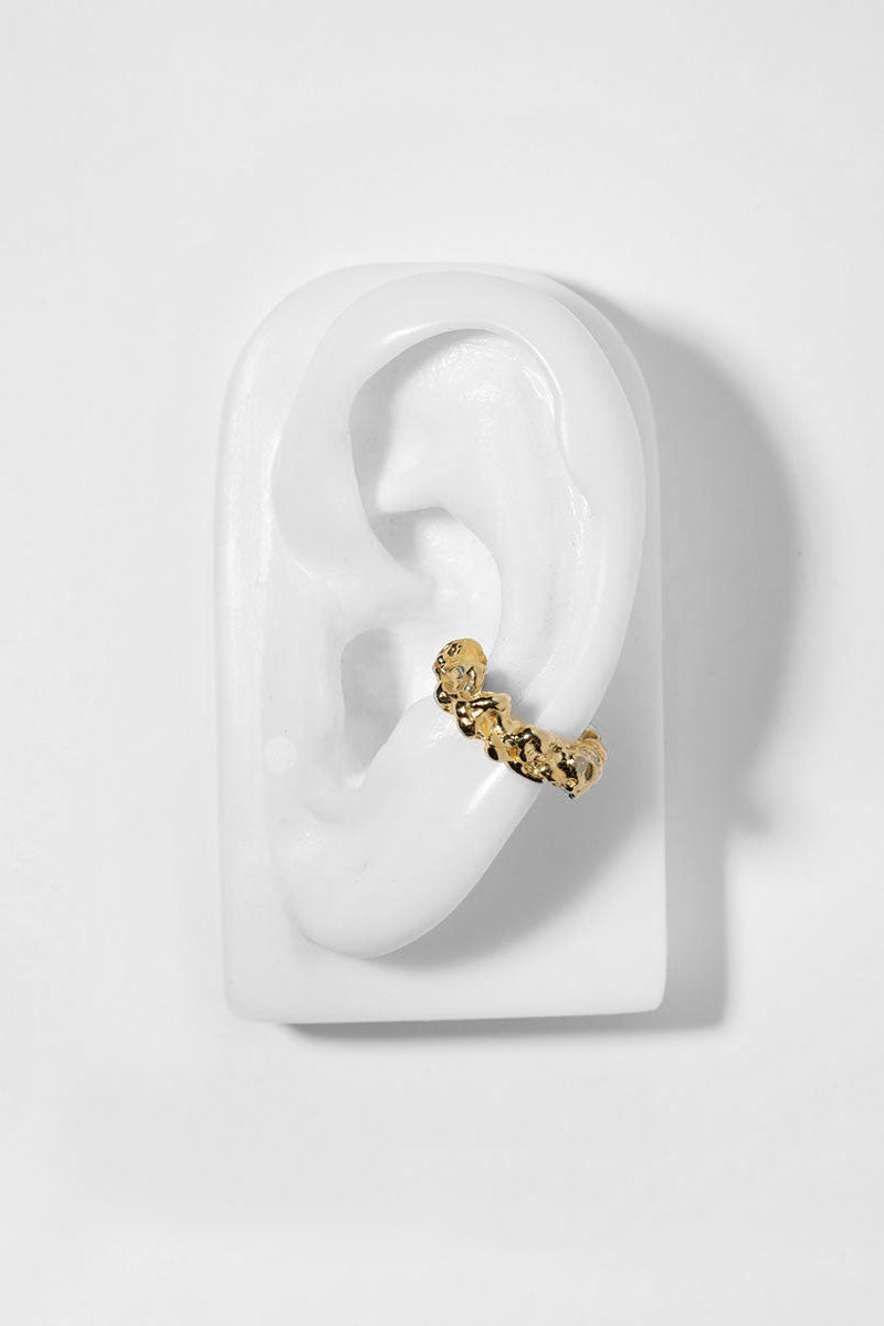Roca Loop Ear Cuff in 14k Gold-Plate by Faris