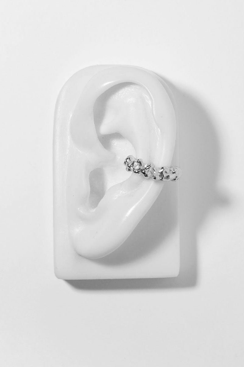 Roca Loop Ear Cuff in Sterling Silver by Faris