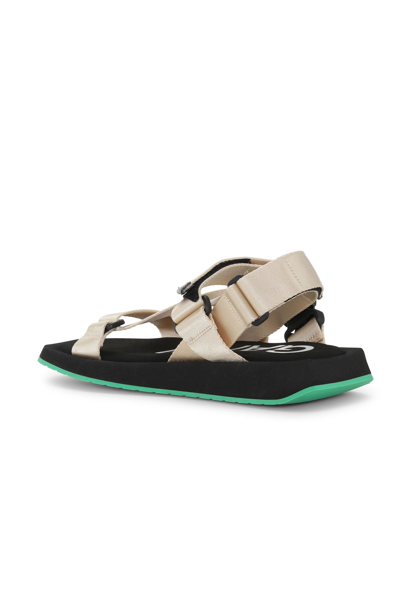 Performance Webbed Sandal in Oyster Gray