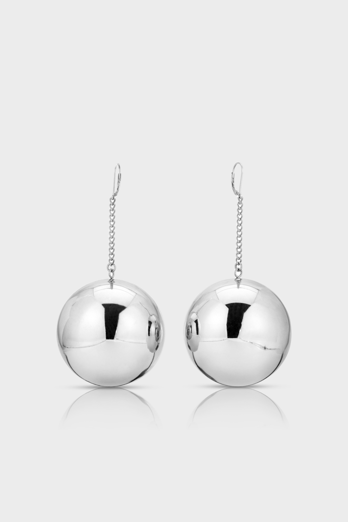 Disco Drop Earrings in Silver by Simon Miller