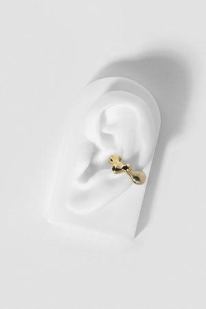 Seep Ear Cuff in Gold by Faris