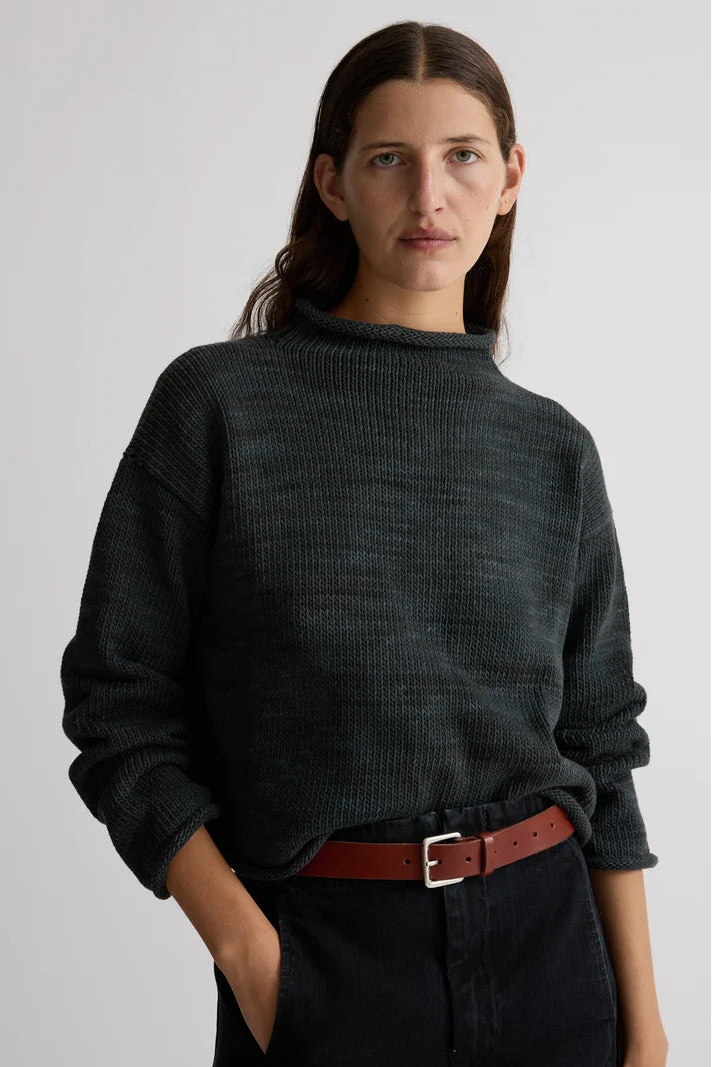 Lazlo Sweater in Painted Indigo