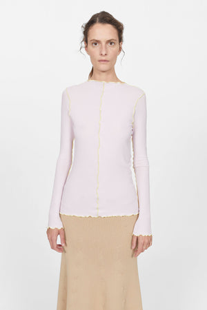 Columbina Top in Quartz Pink by Rodebjer