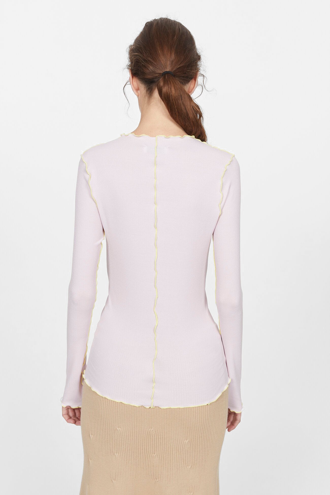 Columbina Top in Quartz Pink by Rodebjer