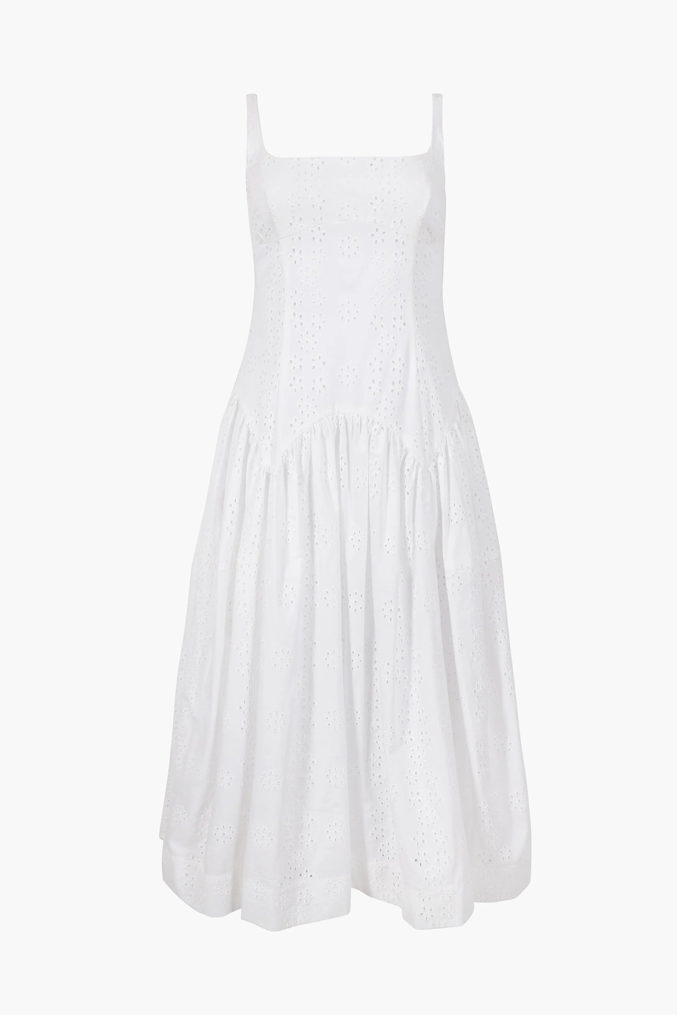 Cricket Dress in White Eyelet
