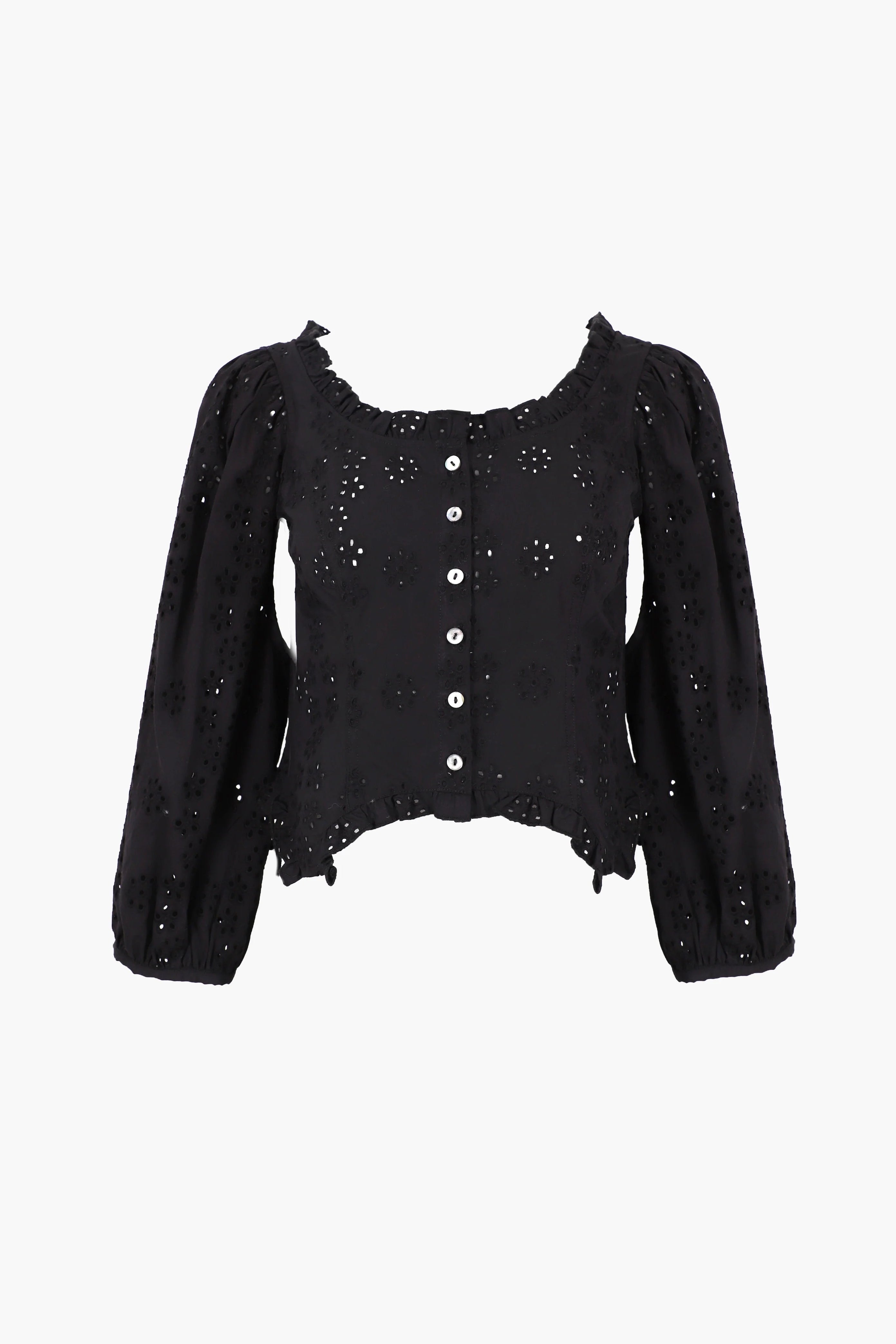 Palisade Top in Black Eyelet