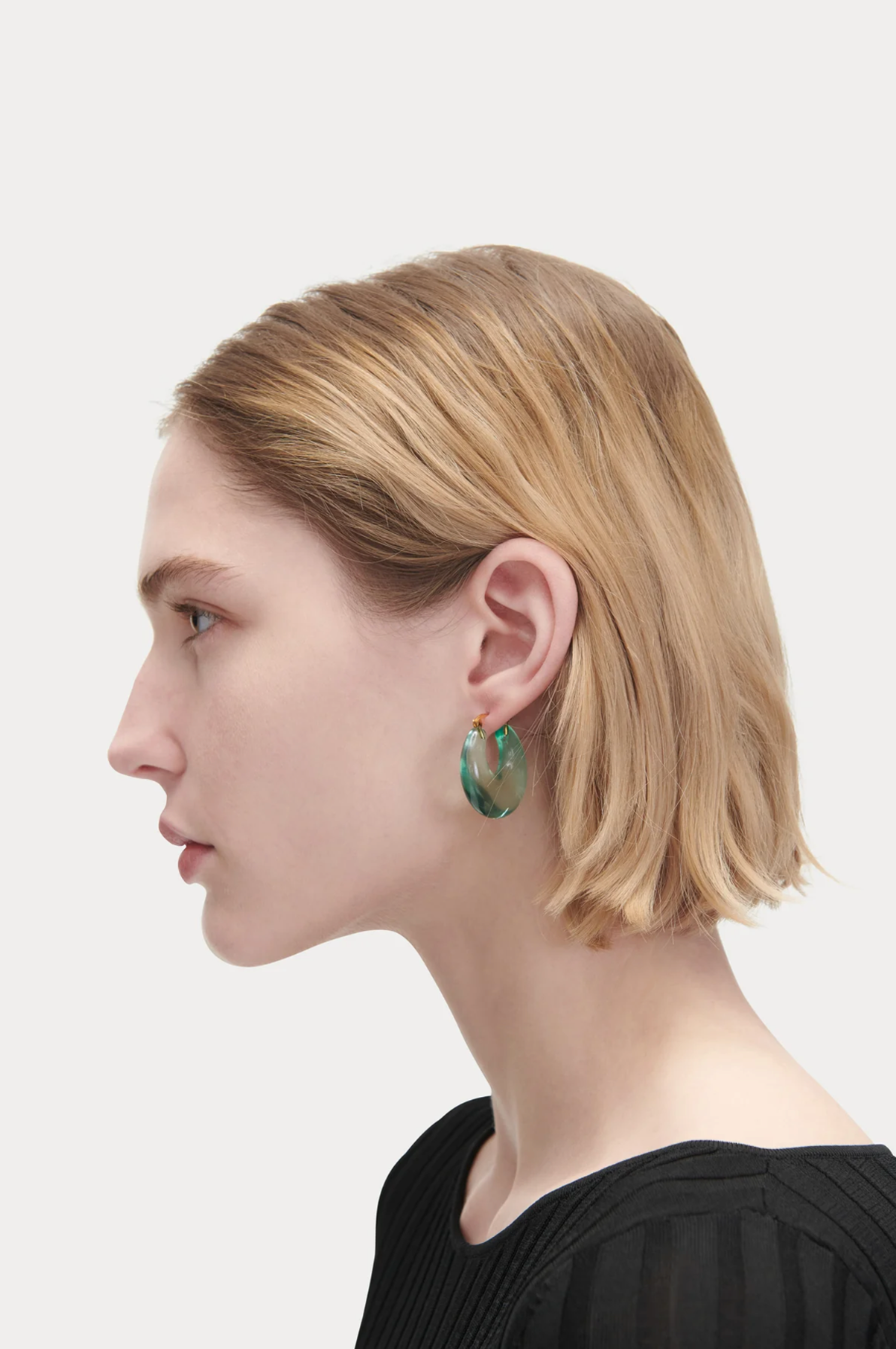 Grass Earring in Mint by Rachel Comey