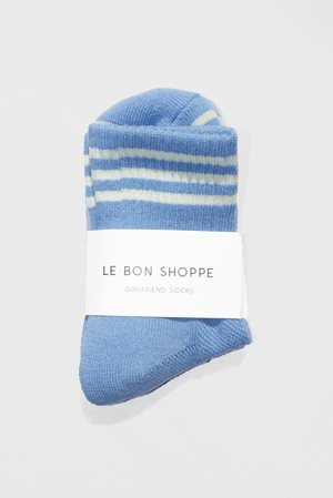 Girlfriend Socks in Parisian Blue by Le Bon Shoppe http://www.shoprecital.com
