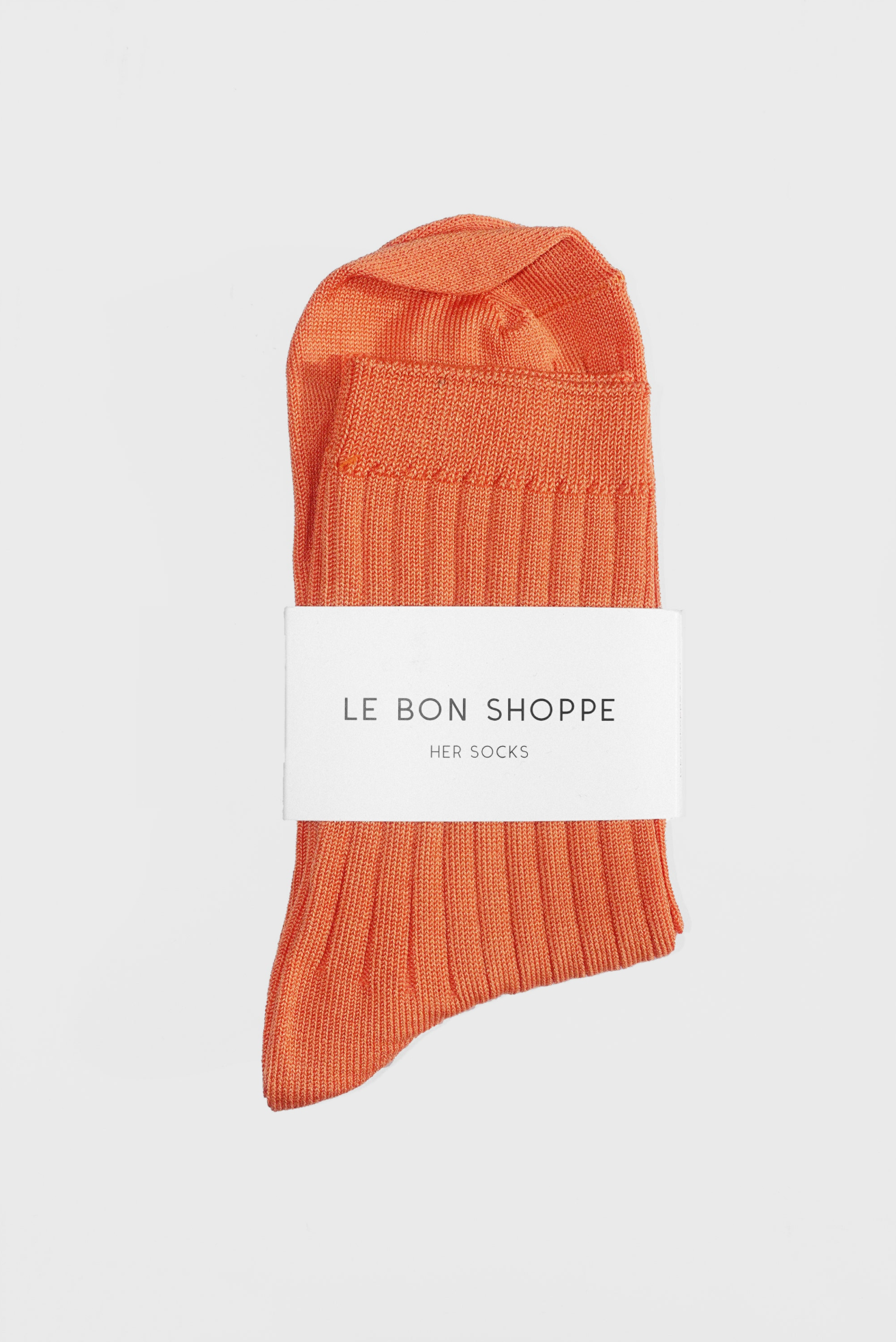 Her Socks in Tangerine by Le Bon Shoppe