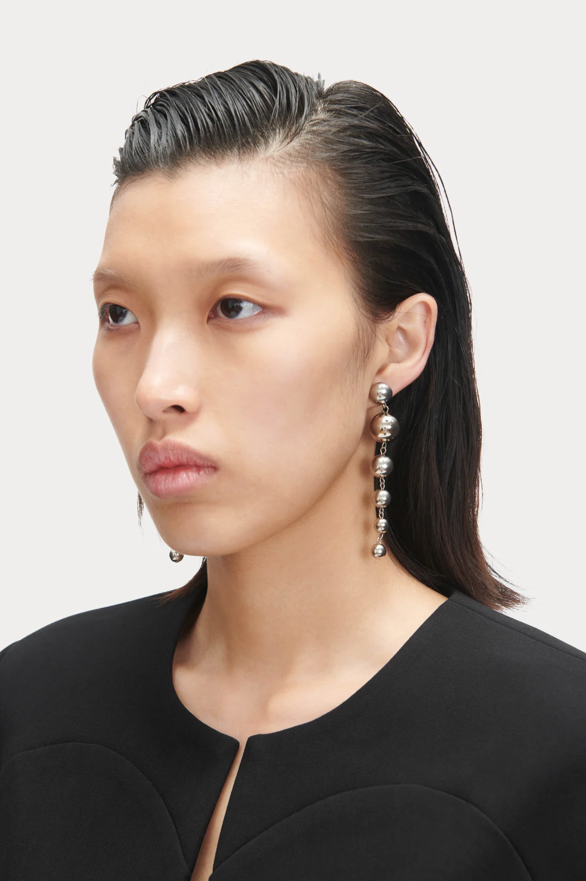 Raindrop Earrings in Silver by Rachel Comey