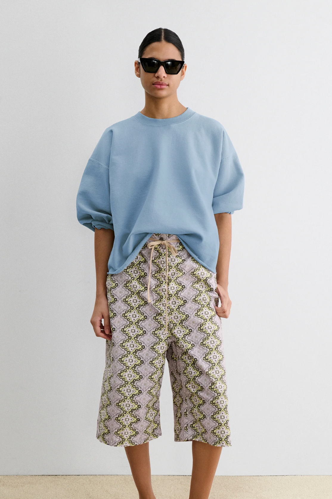 Fond Sweatshirt in Light Blue