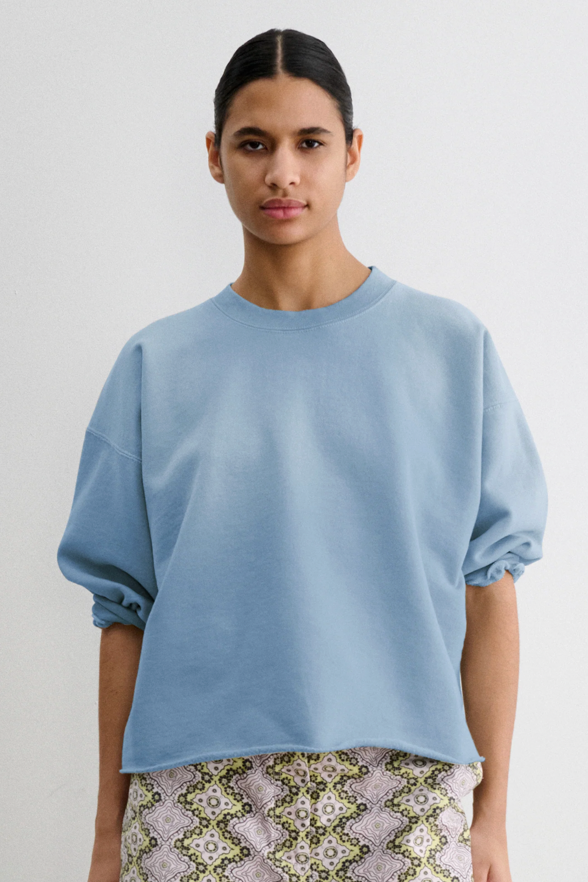 Fond Sweatshirt in Light Blue