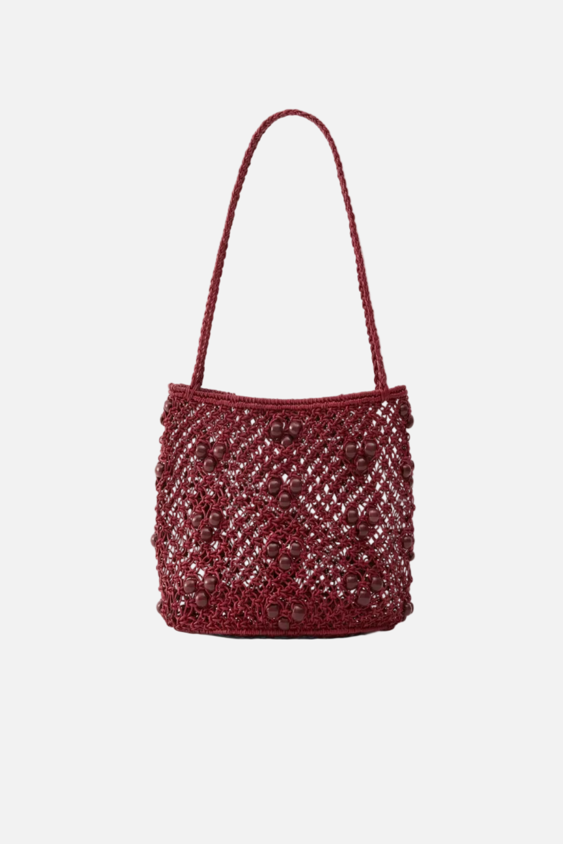 Mini Web Bag in Oxblood