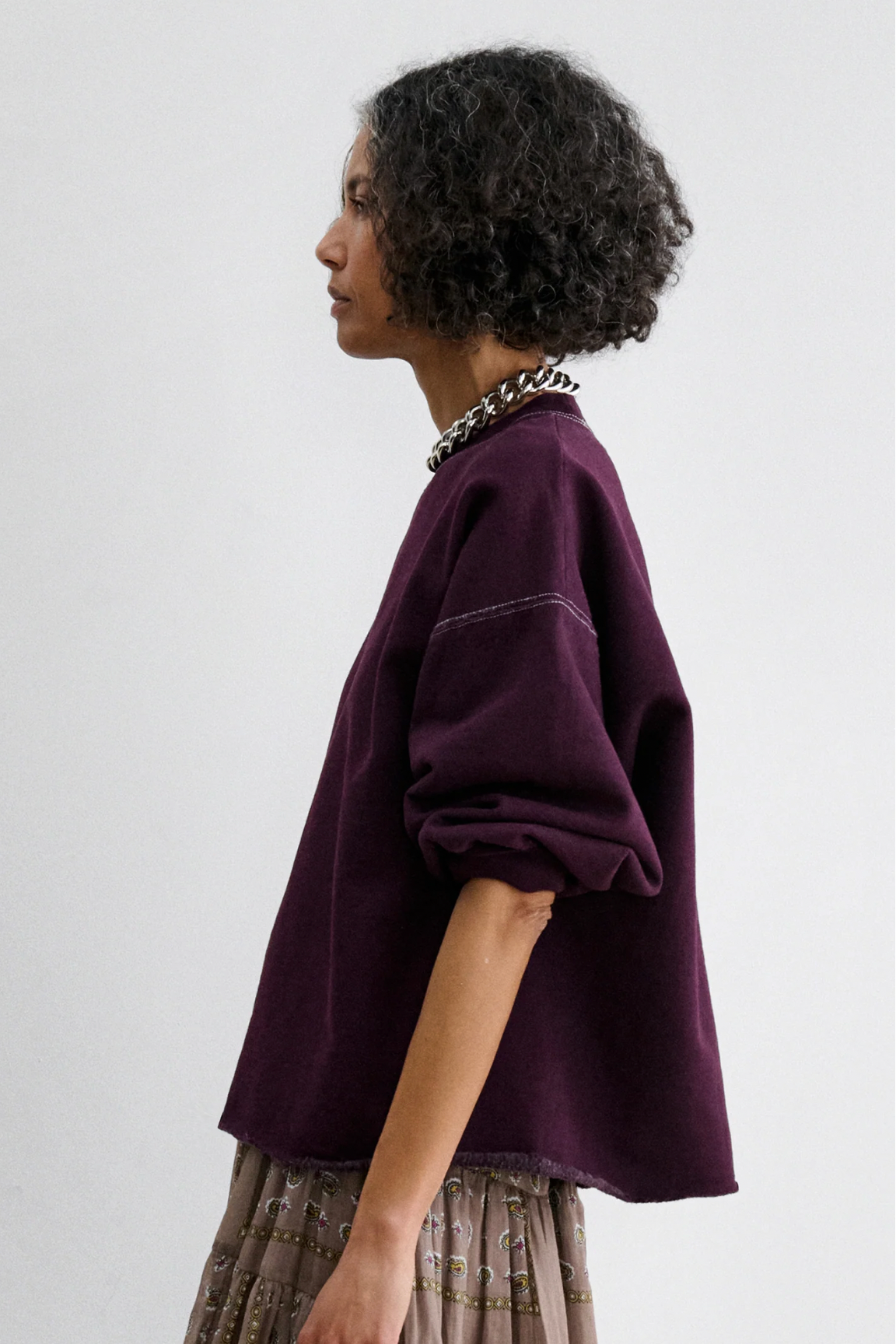 Fond Sweatshirt in Plum