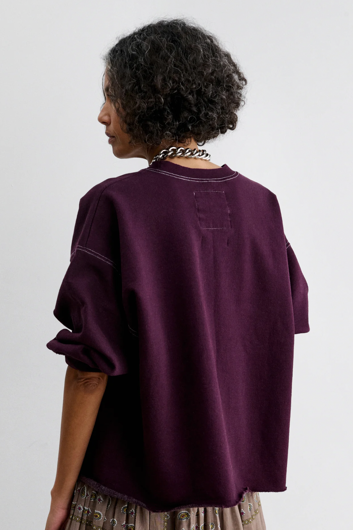 Fond Sweatshirt in Plum