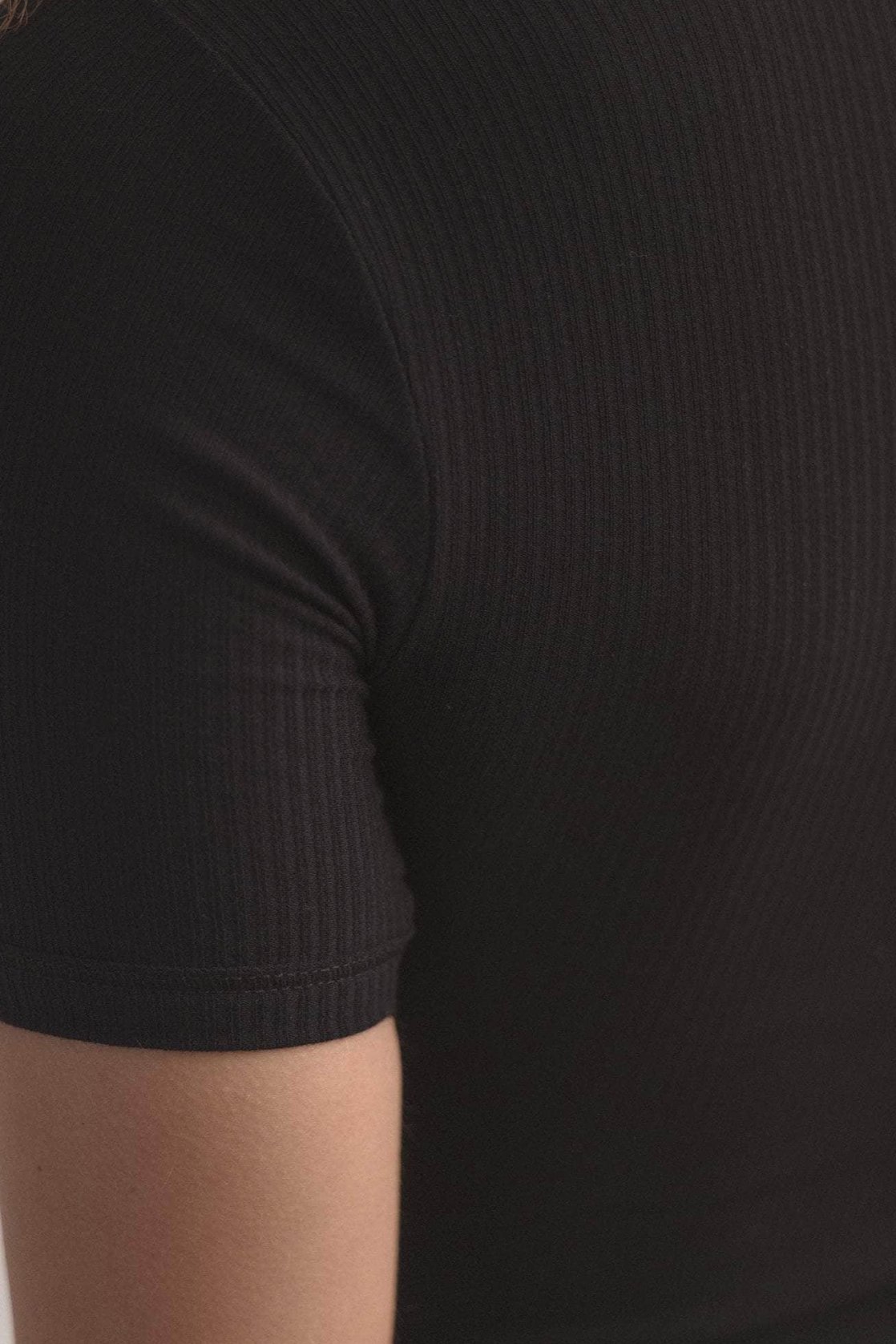 Heart Tee Shirt In Black