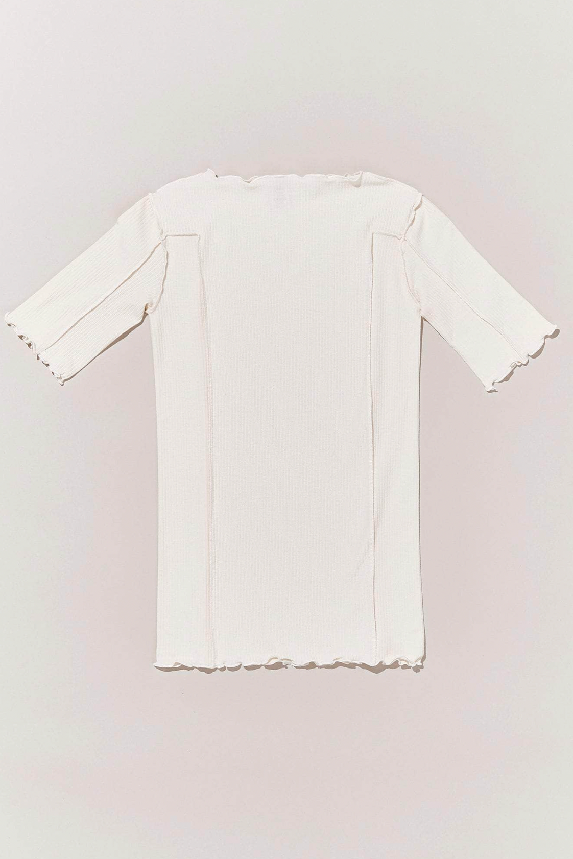 Omato 3/4" Tee in Off White