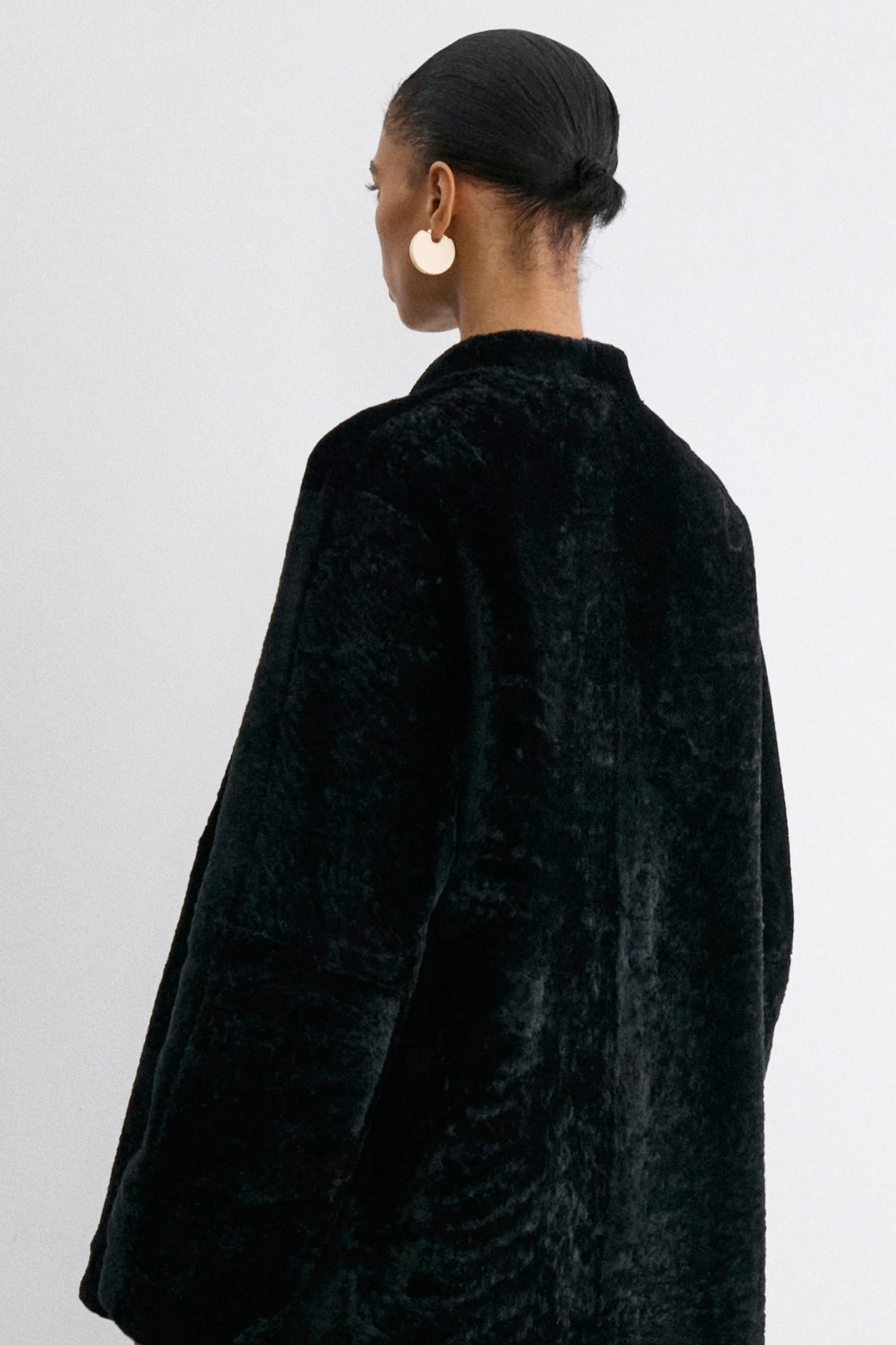 Osti Coat in Black