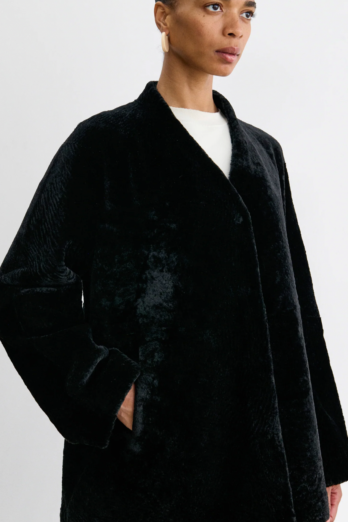 Osti Coat in Black