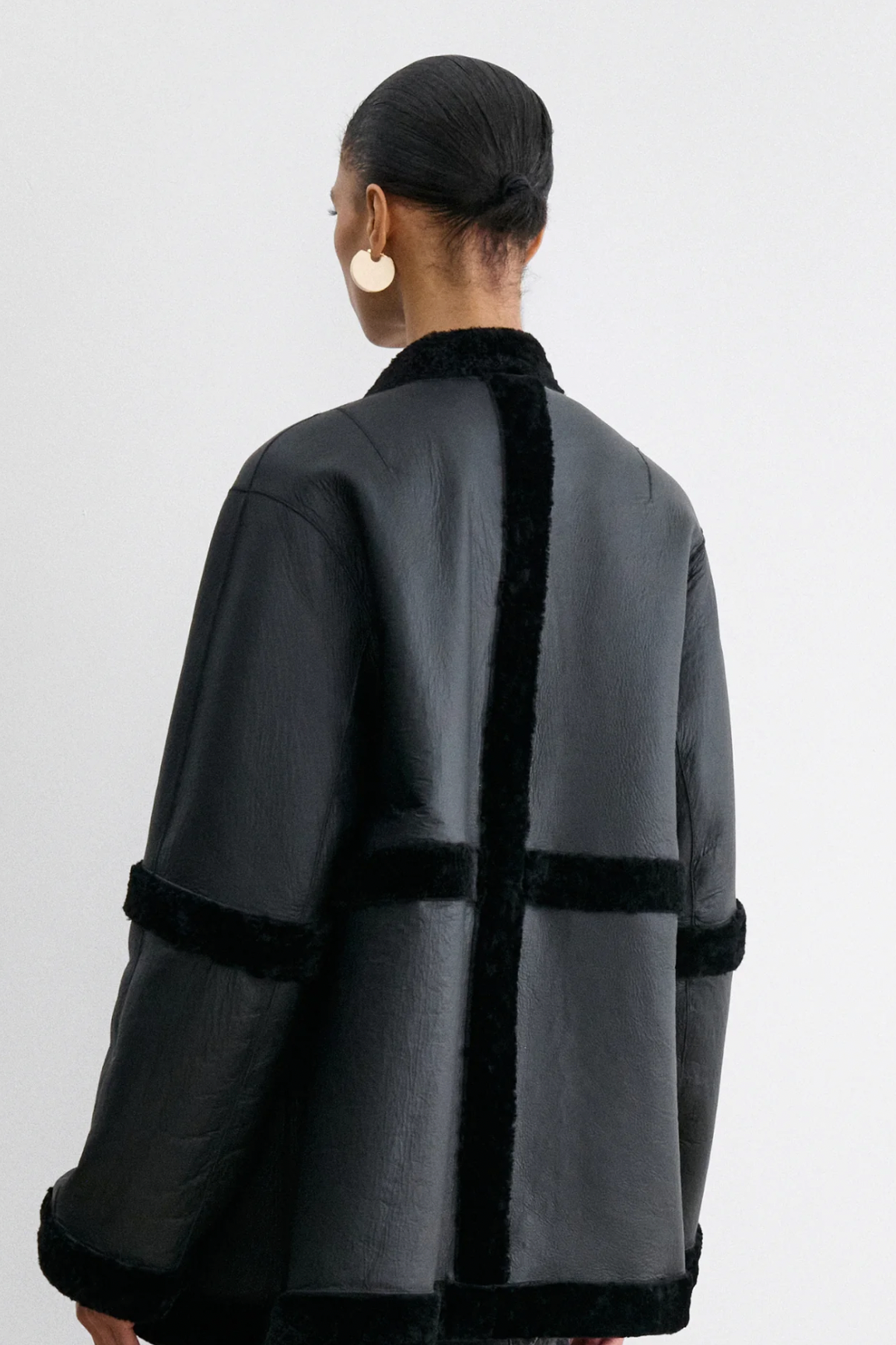 Osti Coat in Black