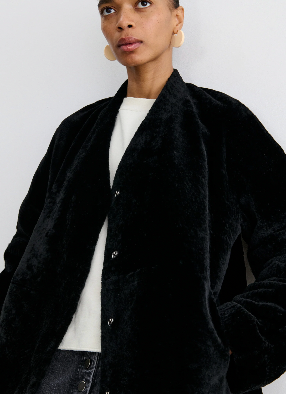 Osti Coat in Black