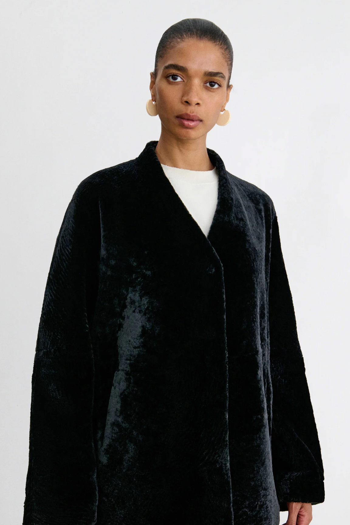 Osti Coat in Black