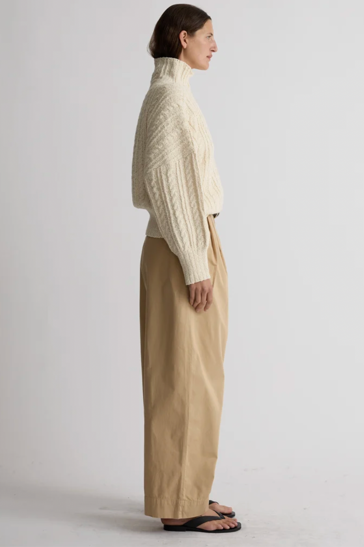 Skye Turtleneck in Natural