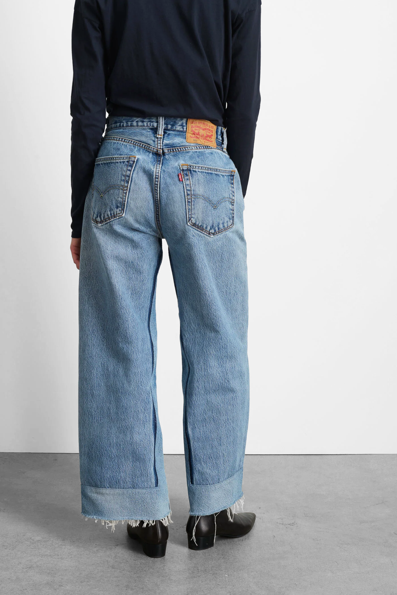 Wide Leg Levis Jeans Culotte Wide Leg Reworked Levis B Sides