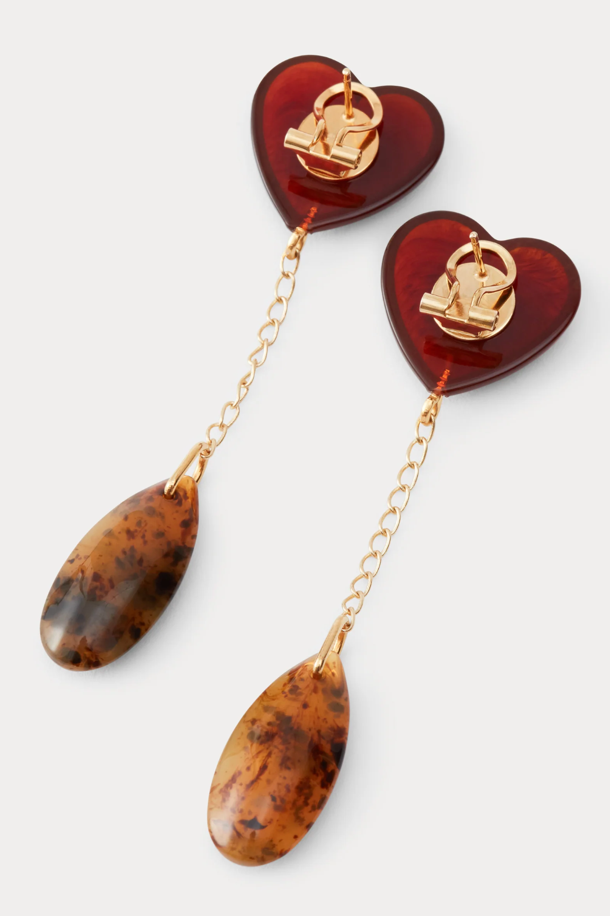 Dottie Earrings in Dark Tortoise Multi