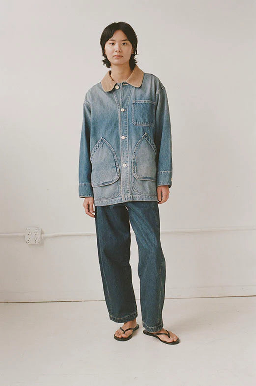 Painter Coat in Vintage Indigo Denim
