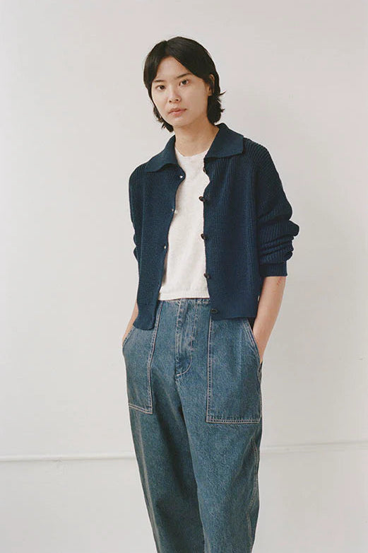 Saatchi Cardigan in Navy