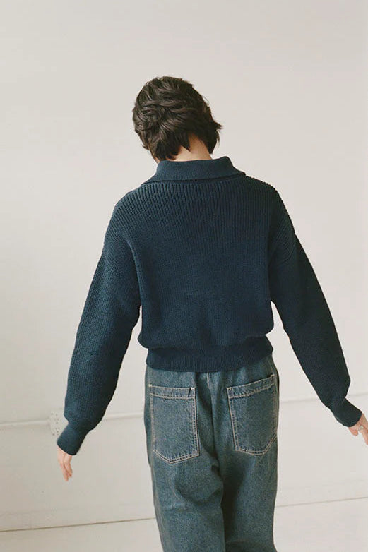 Saatchi Cardigan in Navy