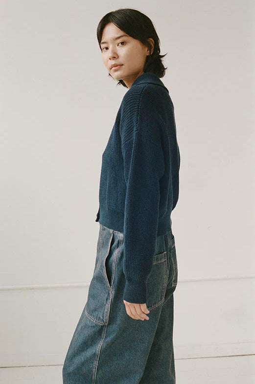 Saatchi Cardigan in Navy