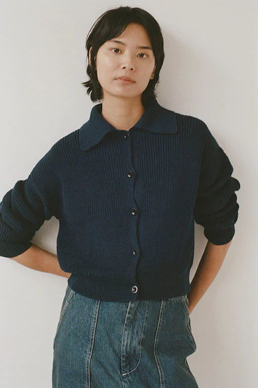 Saatchi Cardigan in Navy