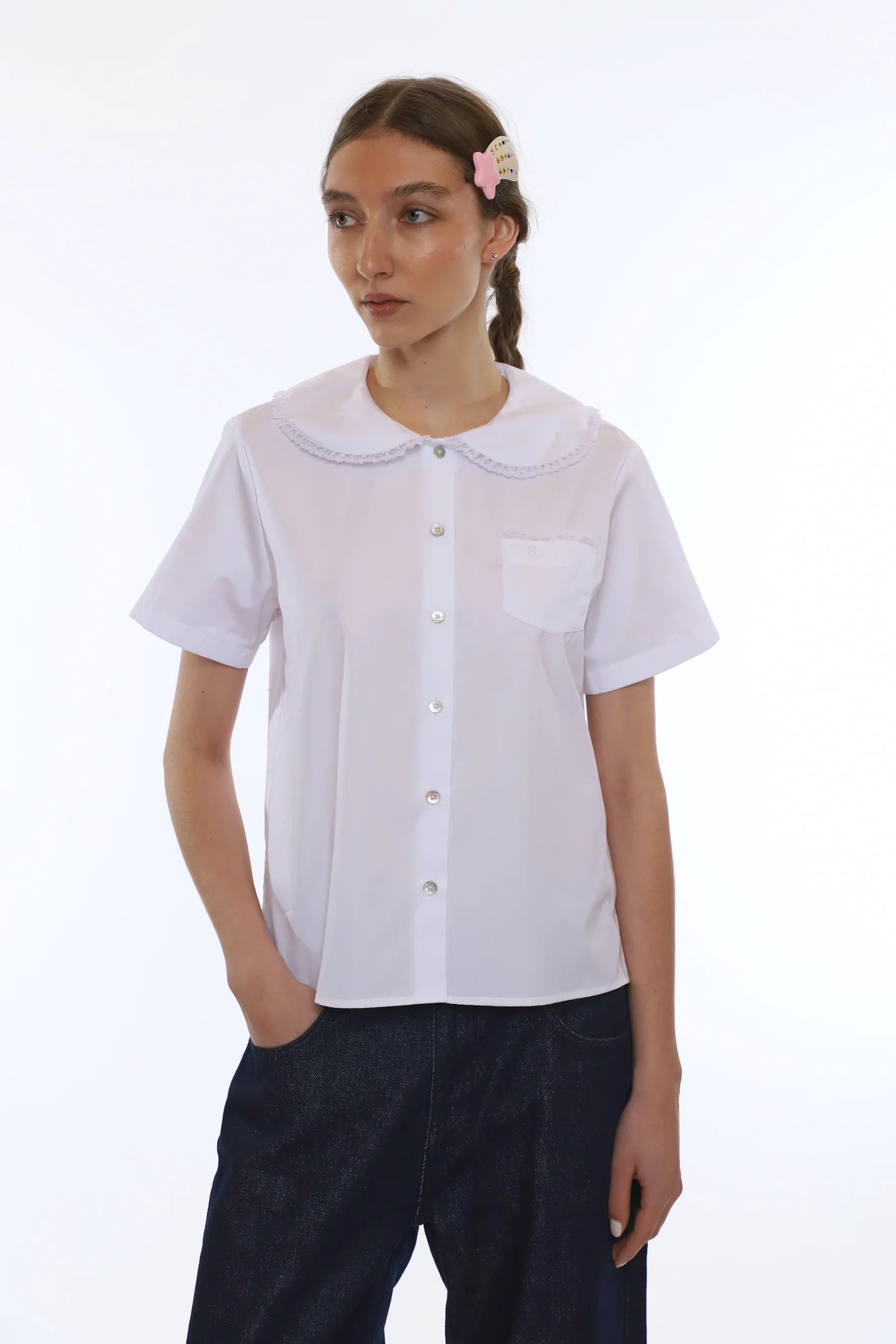 Spliter Top in White