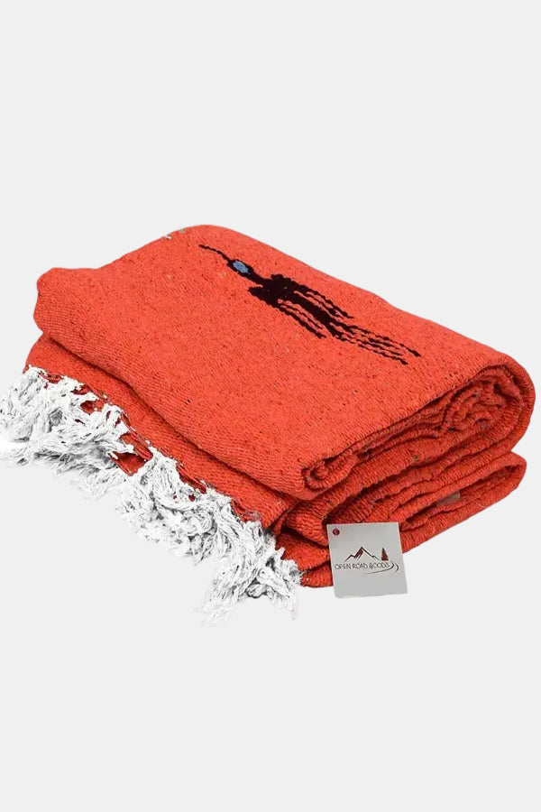 Orange Thunderbird Baja Blanket