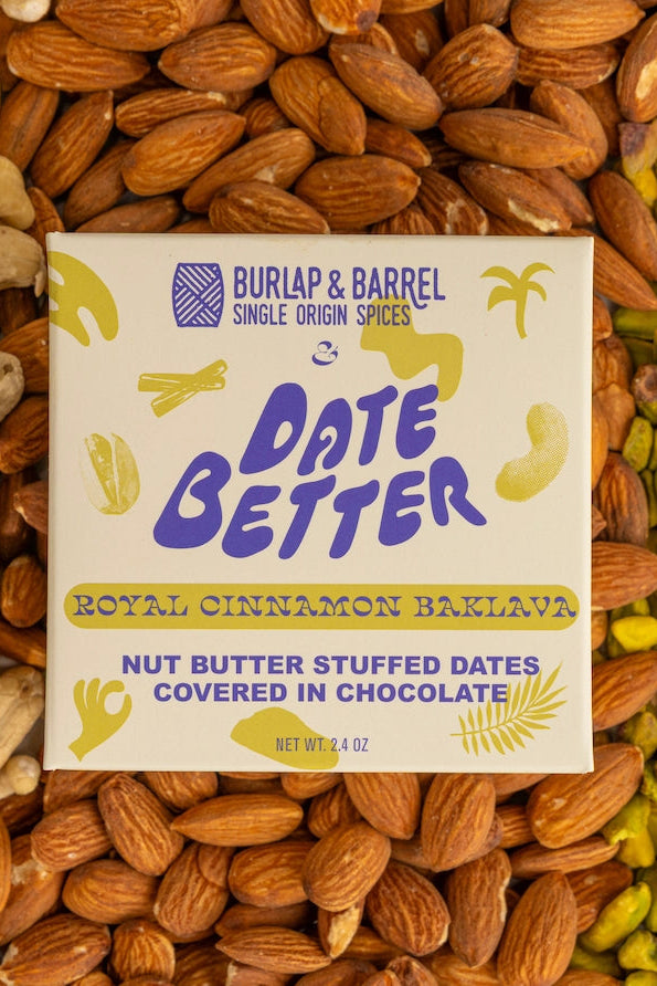 Royal Cinnamon Baklava Chocolate Covered Dates