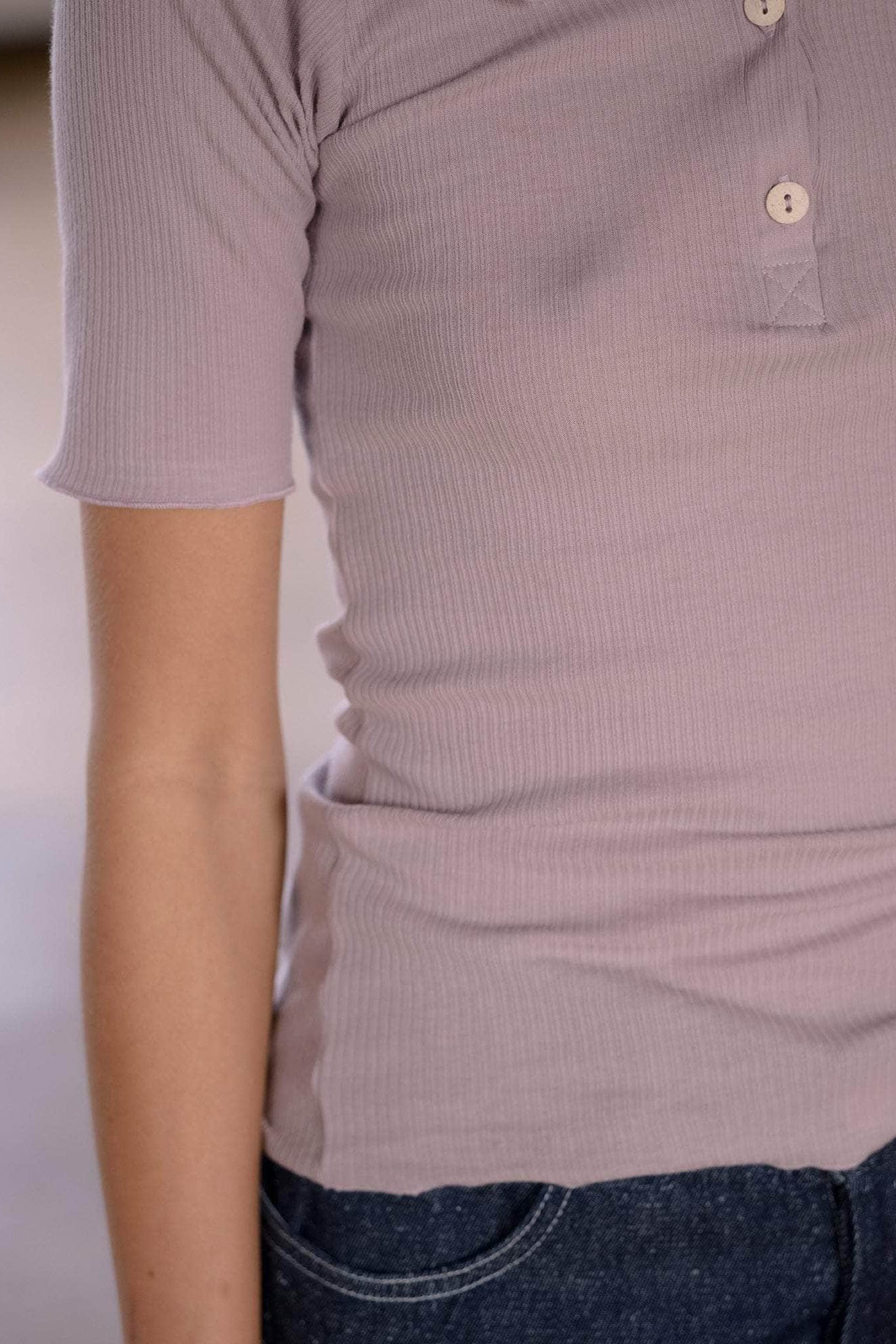 Dual Polo in Verbe Purple