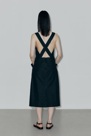 Apron Dress in Black by Low Classic http://www.shoprecital.com