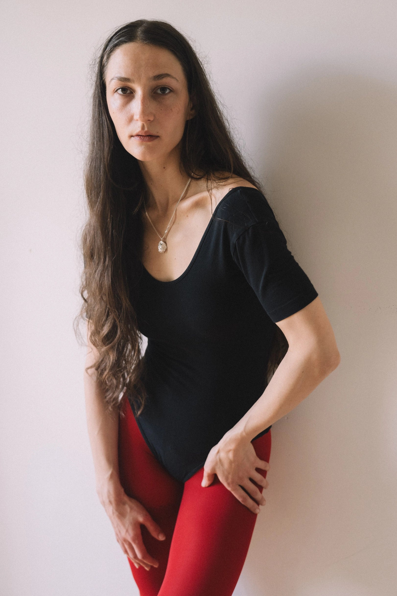 Andrea Necklace in Recycled Sterling Silver & Freshwater Pearl