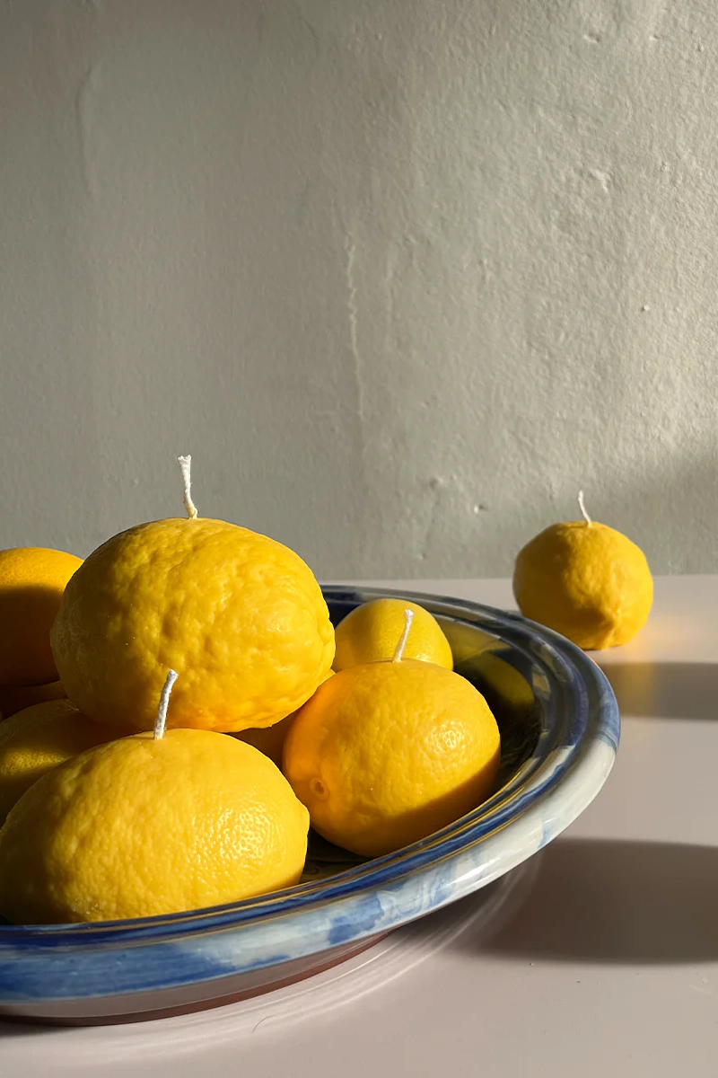Large Lemon Candle