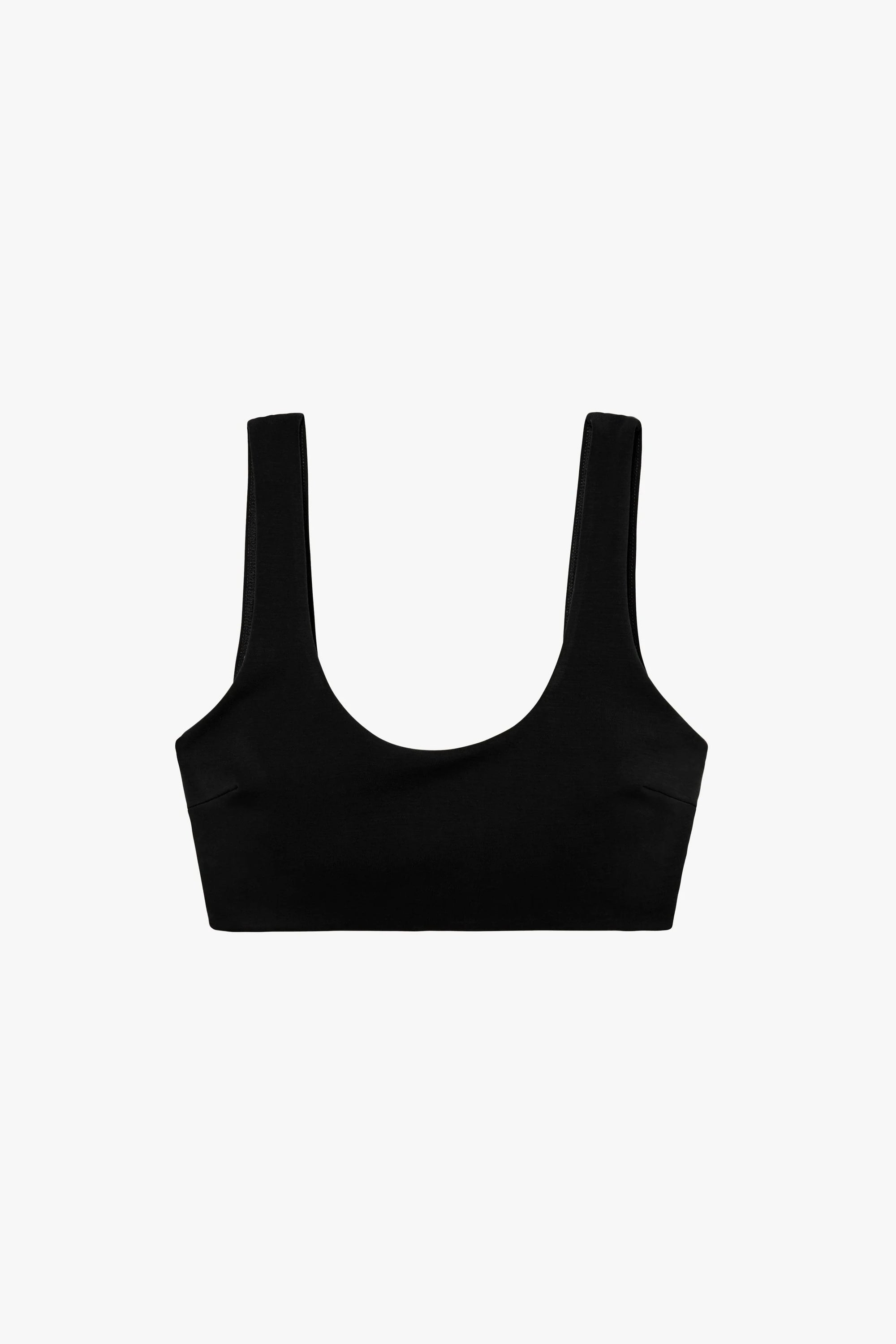Lira Bikini Top in Black by Mara Hoffman