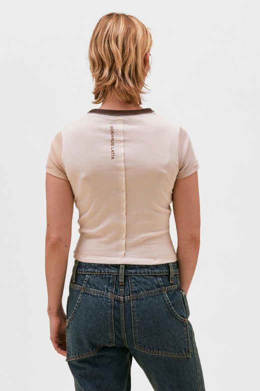 Lapped Baby Tee in Collage by ECKHAUS LATTA http://www.shoprecital.com