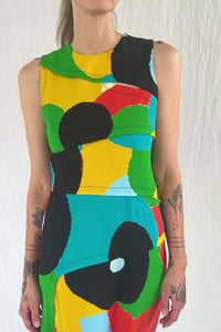 Puzzle Dress in Wax Dot by Simon Miller http://www.shoprecital.com