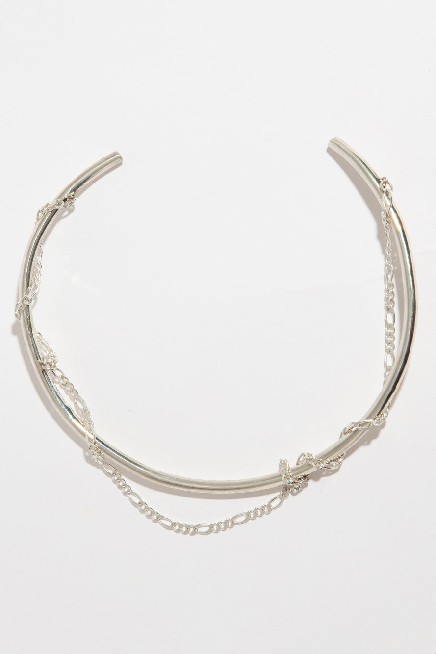 Chain Collar in Sterling Silver