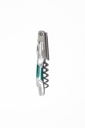 Waiter's Knife in Malachite & Mother of Pearl