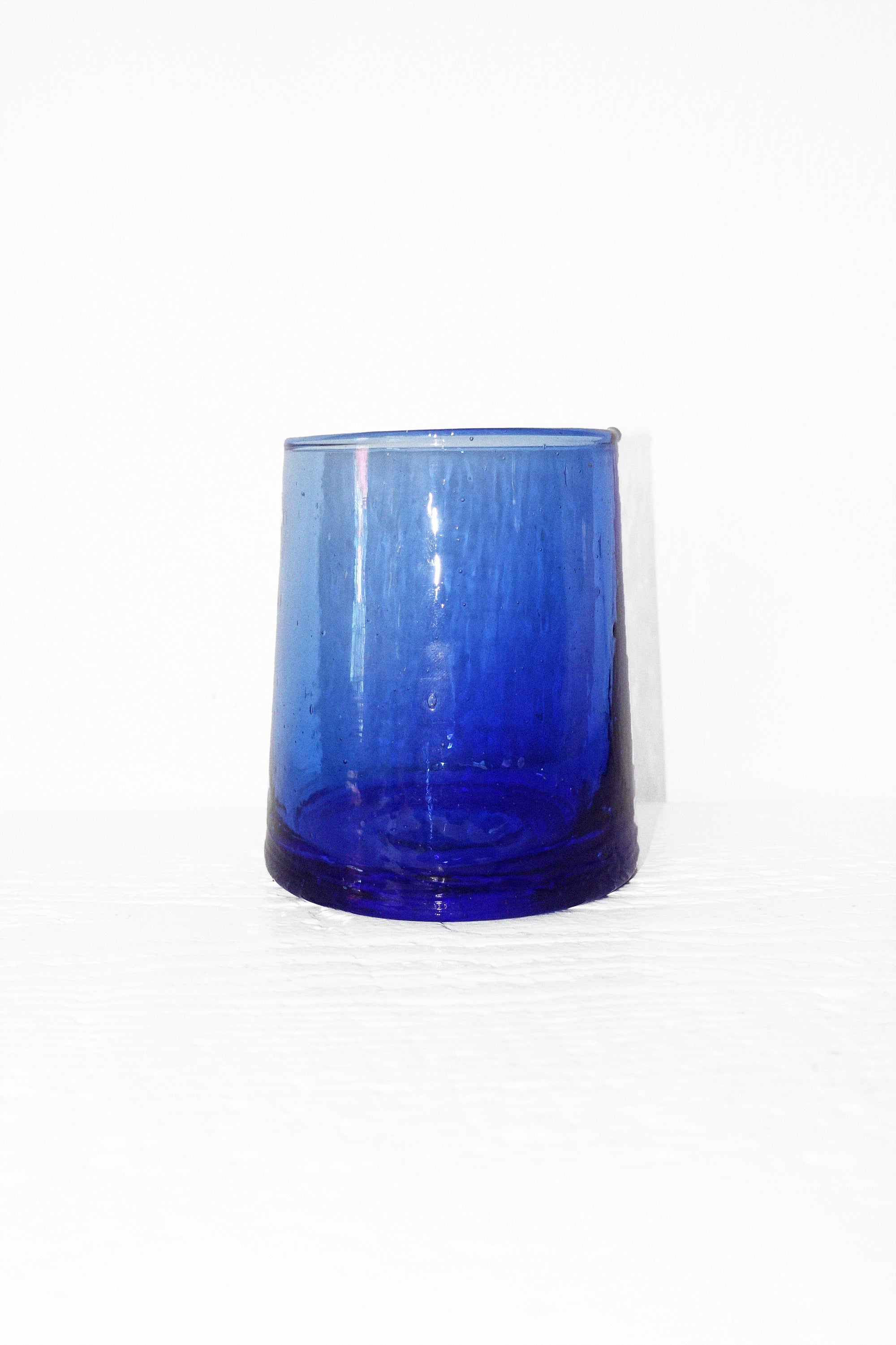 Small Moroccan Cone Glass - Blue