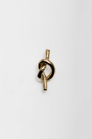 Knot Stud in 14k Yellow Gold
